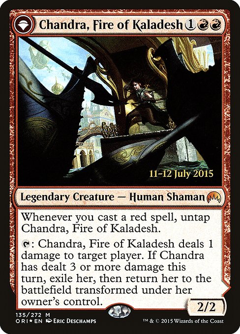 Chandra, feu de Kaladesh // Chandra, flamme rugissante|Chandra, Fire of Kaladesh // Chandra, Roaring Flame
