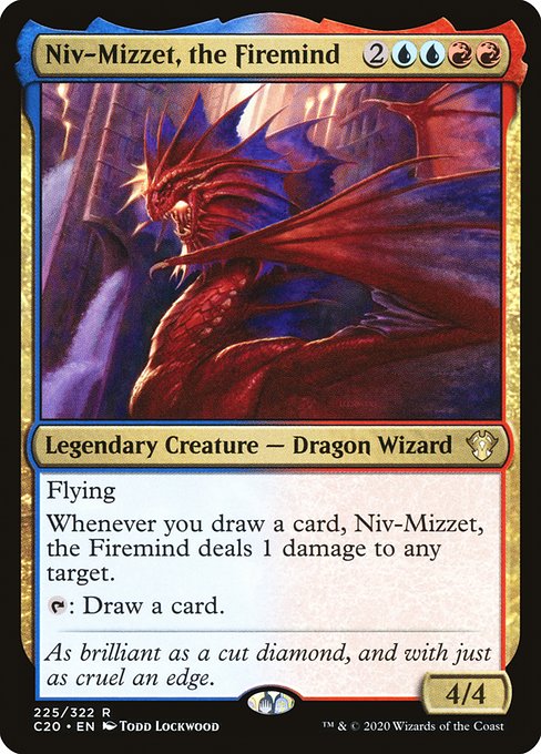 Niv-Mizzet, the Firemind (Commander 2020 #225)