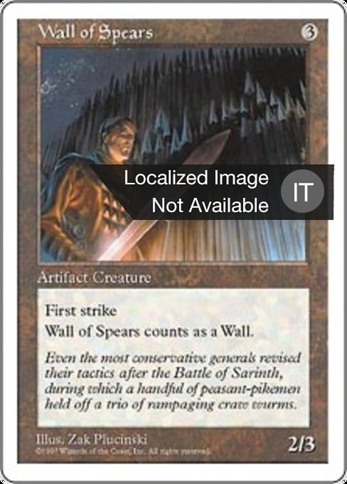 Wall of Spears (Fifth Edition #407)