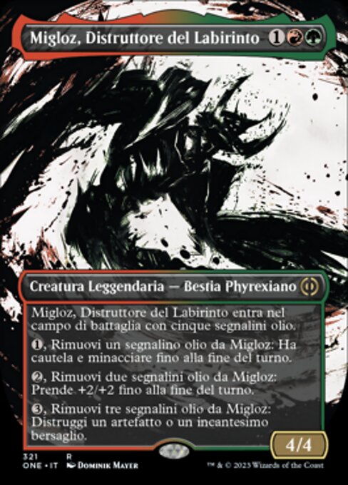 Migloz, Maze Crusher (Phyrexia: All Will Be One #321)
