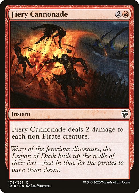 Fiery Cannonade (Commander Legends #178)