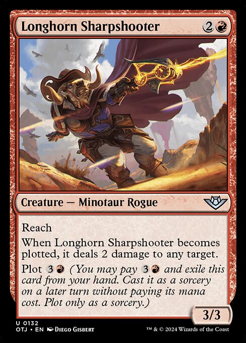 Longhorn Sharpshooter (Outlaws of Thunder Junction #132)