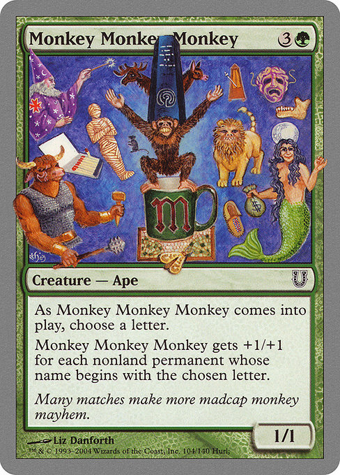 Monkey Monkey Monkey card image