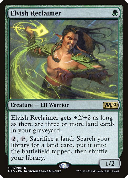 Elvish Reclaimer (Core Set 2020 #169)