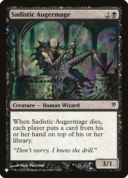 Sadistic Augermage (The List #DDM-52)