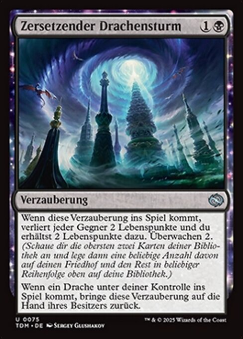 Zersetzender Drachensturm