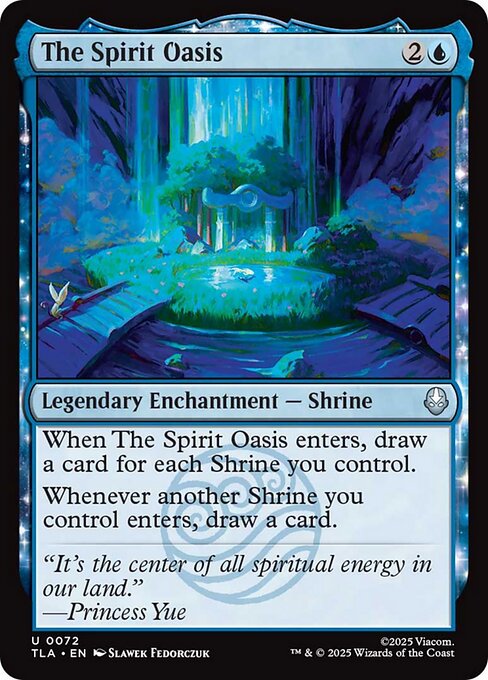 The Spirit Oasis magic the gathering card art