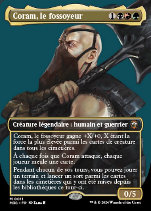 Coram, the Undertaker (Modern Horizons 3 Commander #11)