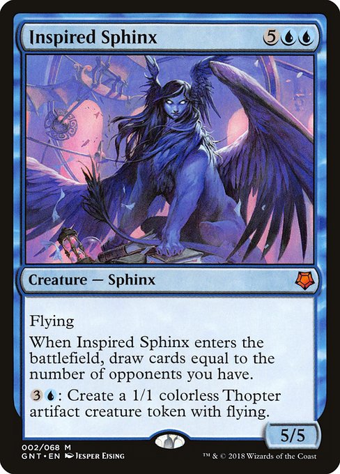 Sphinge inspirée|Inspired Sphinx