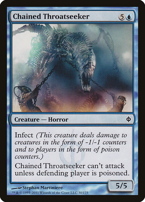 Chained Throatseeker (New Phyrexia #30)