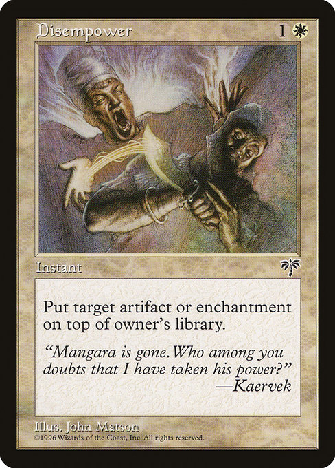 Disempower card image