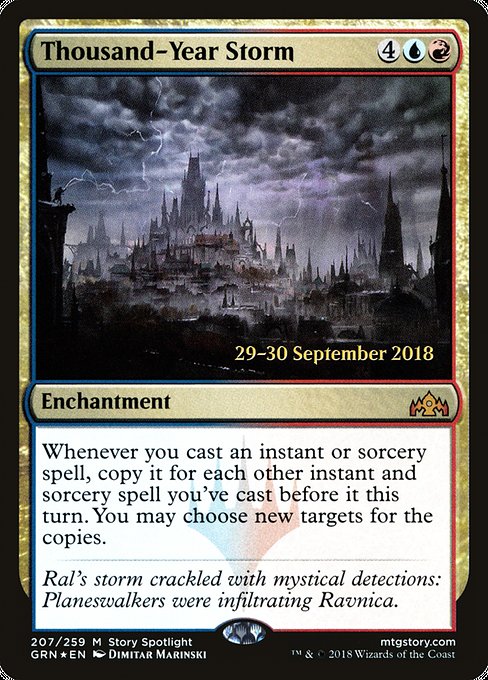 Thousand-Year Storm (Guilds of Ravnica Promos #207s)