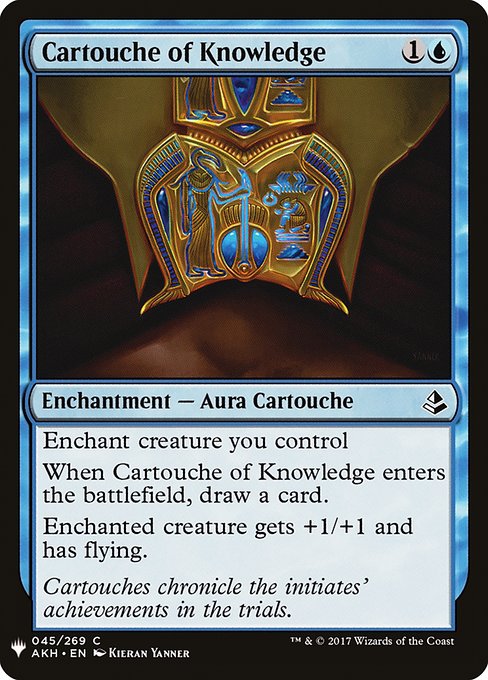 Cartouche of Knowledge (Mystery Booster #309)