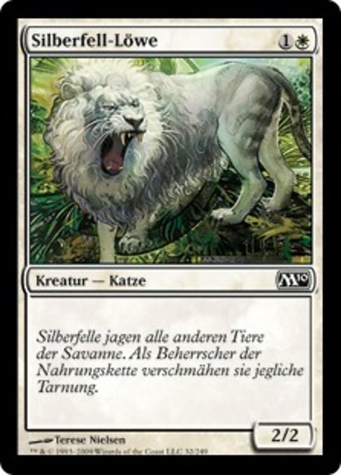 Silvercoat Lion (Magic 2010 #32)
