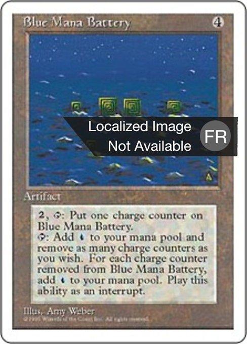Blue Mana Battery (Fourth Edition #300)