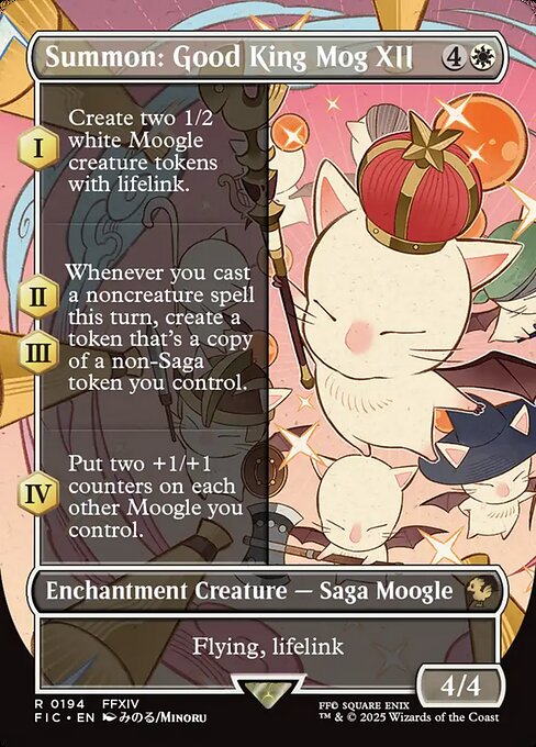 Summon: Good King Mog XII (Final Fantasy Commander #194)