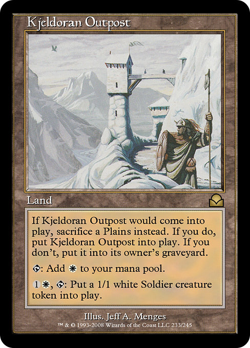 Kjeldoran Outpost (Masters Edition II #233)