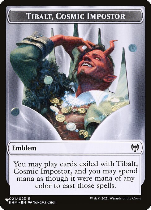 Tibalt, Cosmic Impostor Emblem (plst) TKHM-21