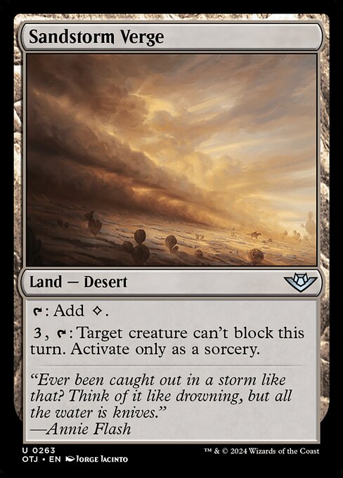 Orée de la tempête de sable|Sandstorm Verge