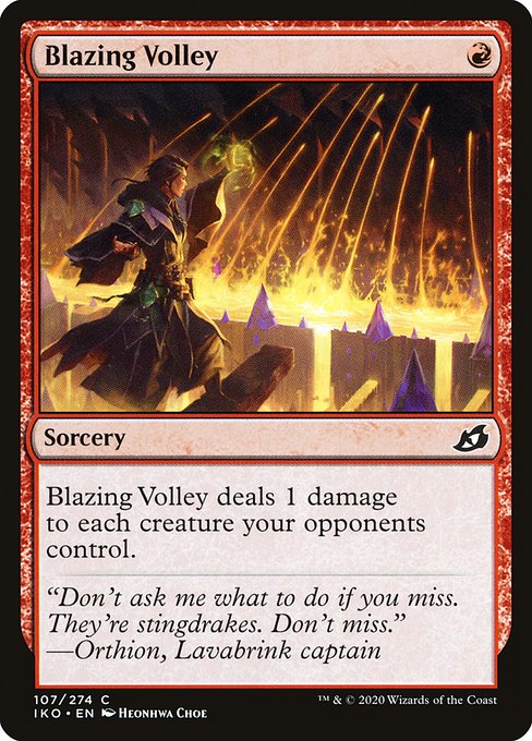 Blazing Volley (Ikoria: Lair of Behemoths #107)