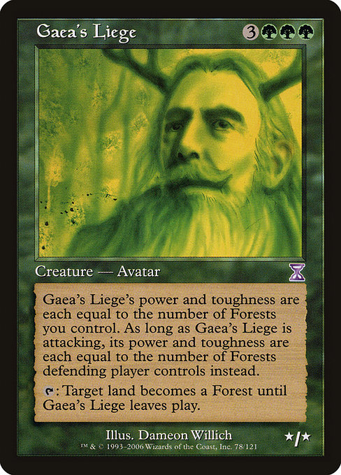 Gaea's Liege (Time Spiral Timeshifted #78)