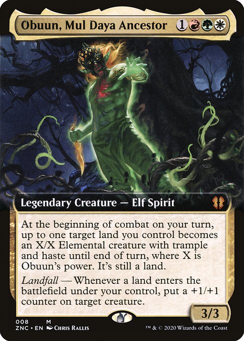 Obuun, Mul Daya Ancestor (Zendikar Rising Commander #8)