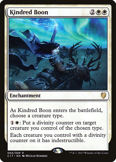 Kindred Boon (Commander 2017 #5)