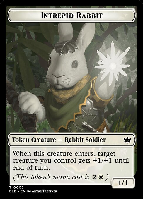 Intrepid Rabbit (Bloomburrow Tokens #2)
