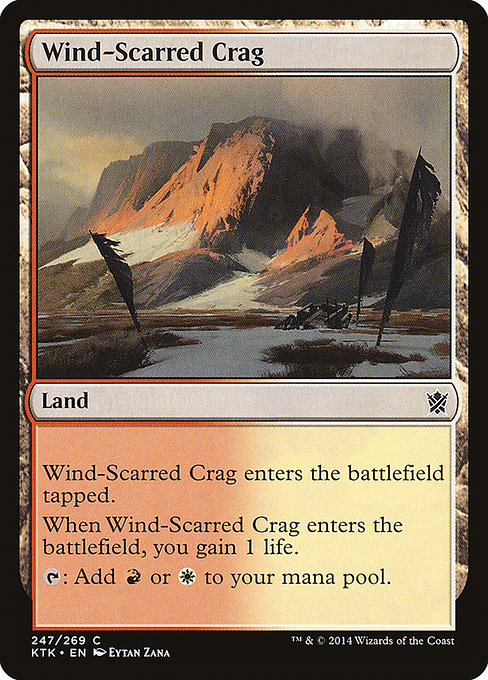 Wind-Scarred Crag (Khans of Tarkir #247)
