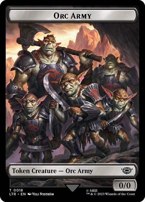 Orc Army (Tales of Middle-earth Tokens #18)