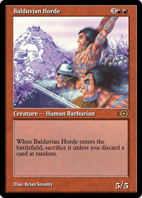 Balduvian Horde (Magic Online Promos #35992)