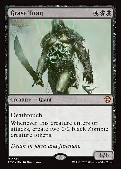 Grave Titan magic the gathering card art