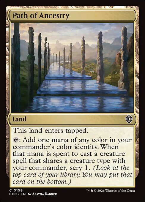 Path of Ancestry magic the gathering card art
