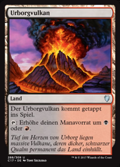 Urborg Volcano (Commander 2017 #288)