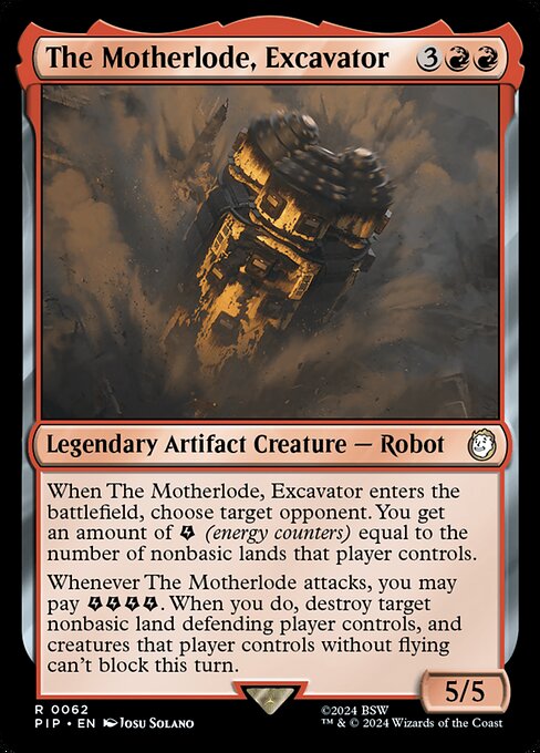 The Motherlode, Excavator (pip) 62 The Motherlode, Excavator (pip) 62