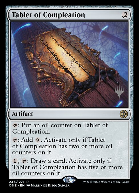 Tablet of Compleation (Phyrexia: All Will Be One Promos #245p)