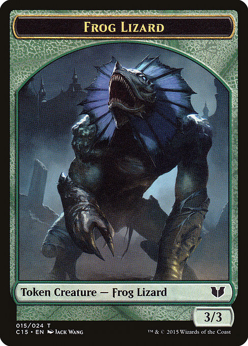 Frog Lizard (Commander 2015 Tokens #15)