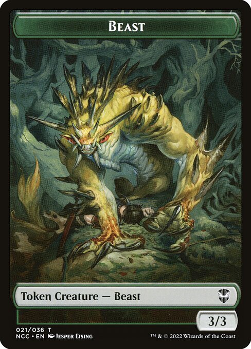 Beast (New Capenna Commander Tokens #21)