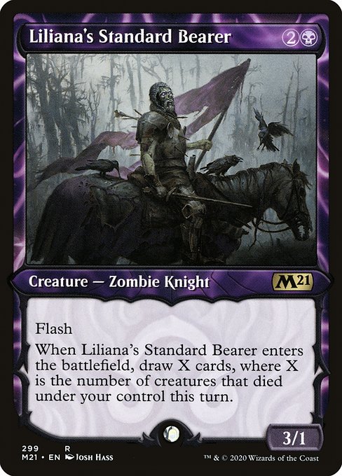 Liliana's Standard Bearer (Core Set 2021 #299)