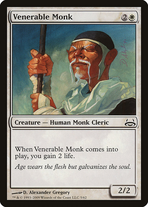 Venerable Monk (Duel Decks: Divine vs. Demonic #5)