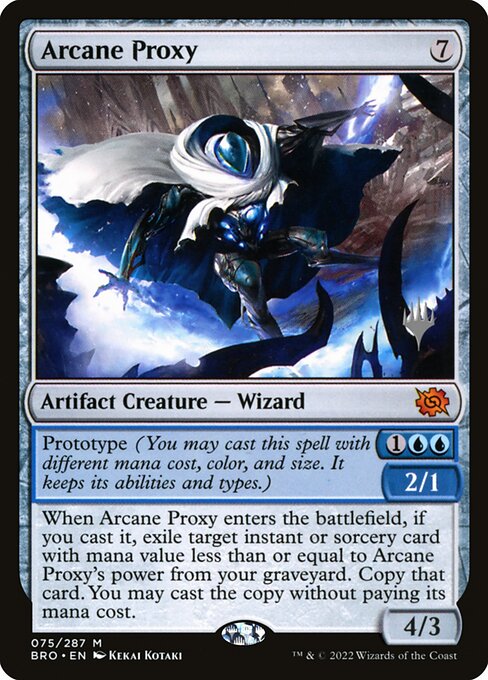 Arcane Proxy (The Brothers' War Promos #75p)