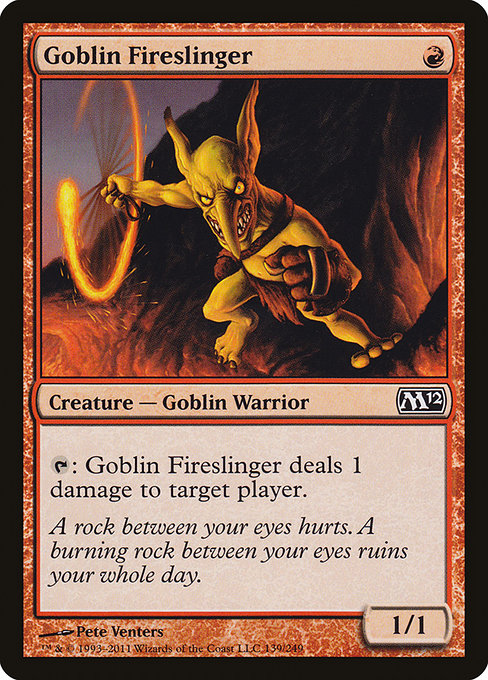 Frondeur au feu gobelin|Goblin Fireslinger