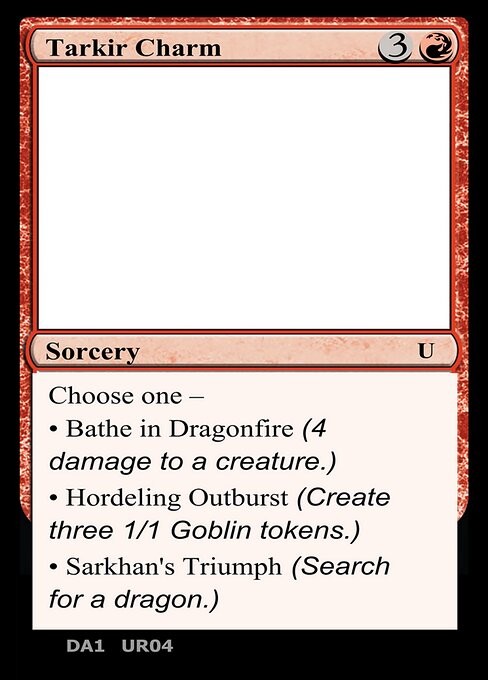 Tarkir Charm (Unknown Event #UR04c)