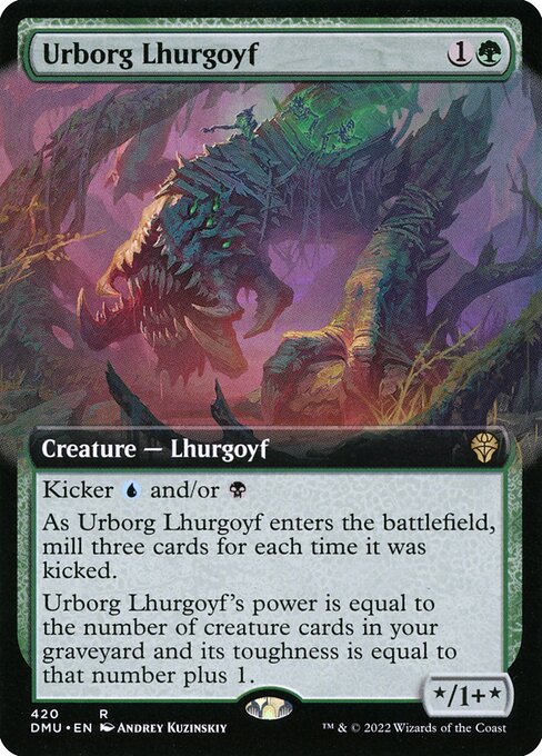 Lhurgoyf d'Urborg|Urborg Lhurgoyf