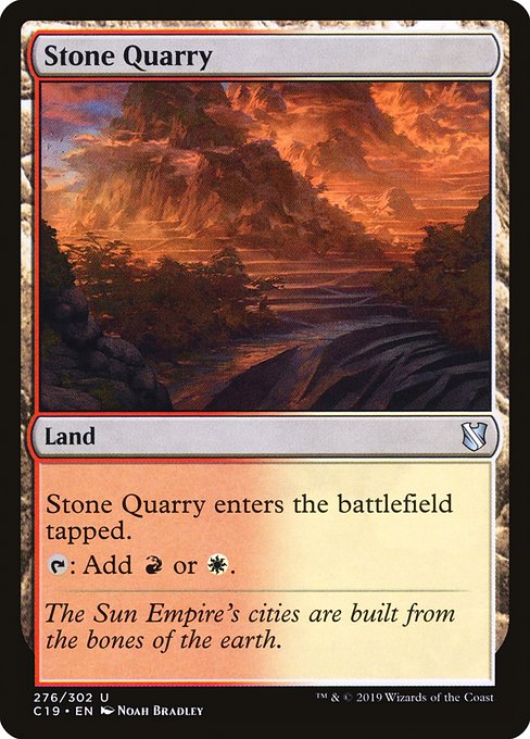 Stone Quarry (Commander 2019 #276)