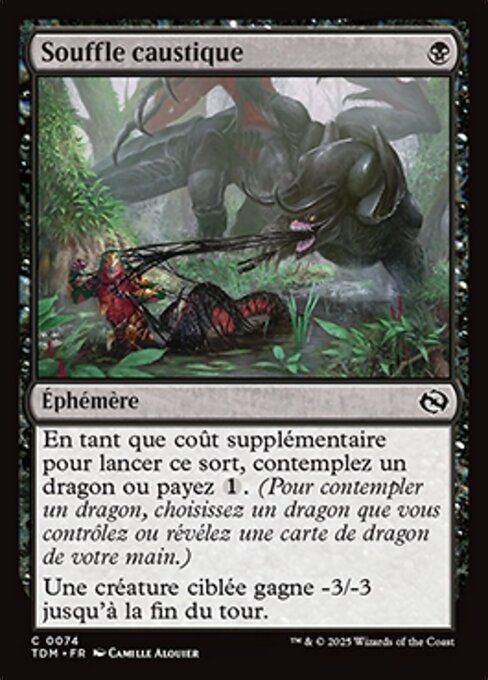 Souffle caustique