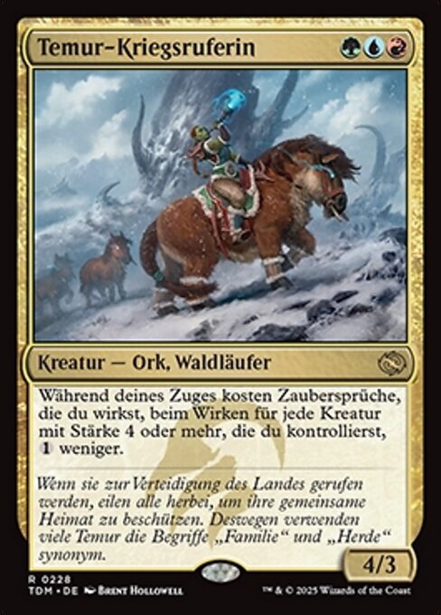 Temur-Kriegsruferin