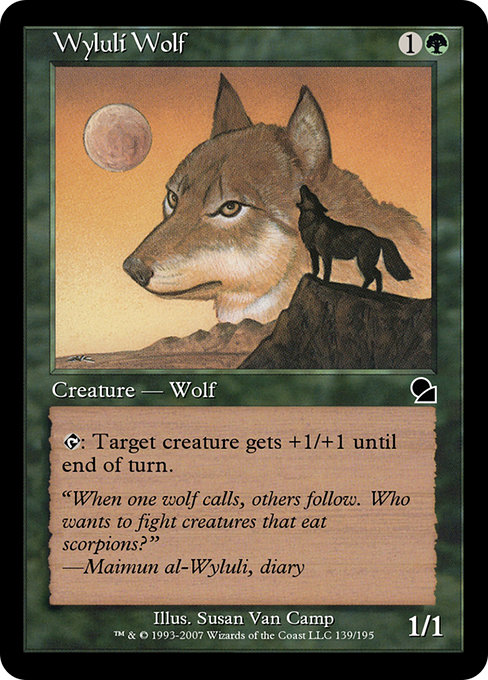 Wyluli Wolf (Masters Edition #139)