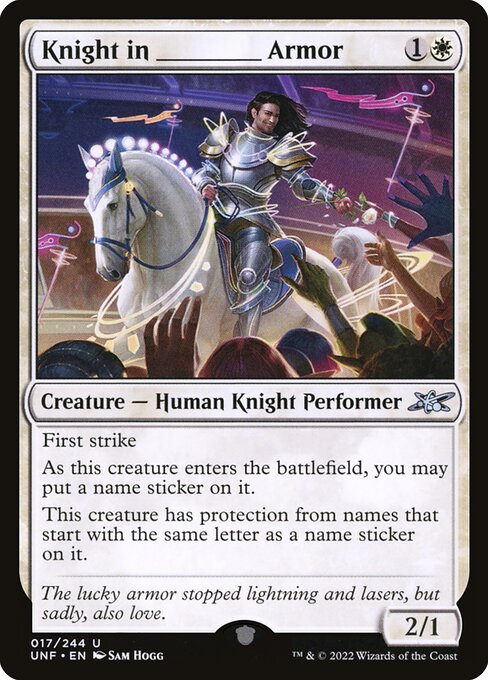 Knight in _____ Armor