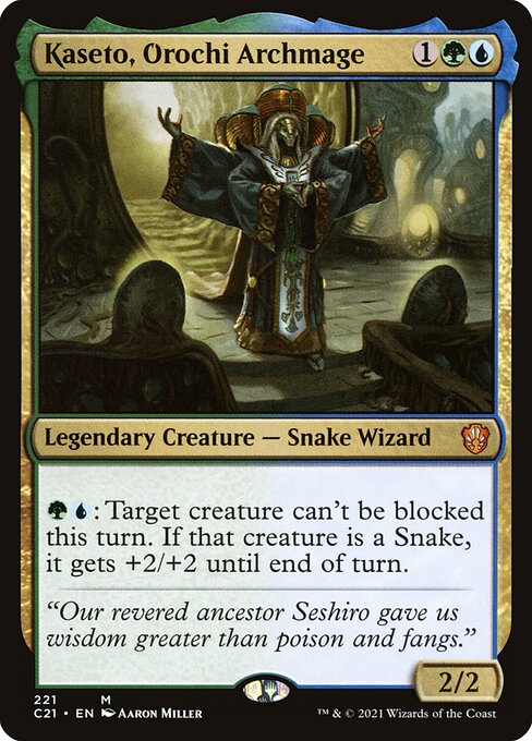 Kaseto, Orochi Archmage (Commander 2021 #221)